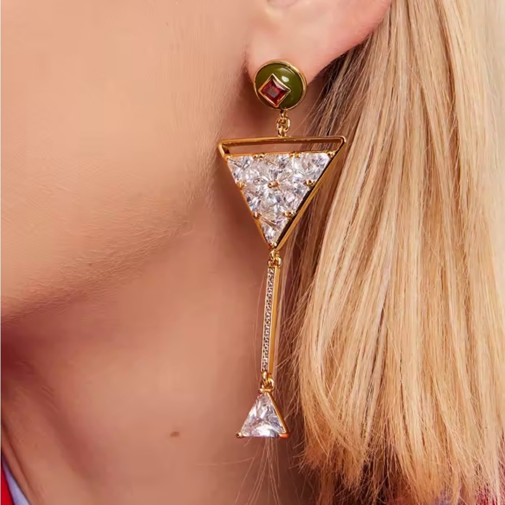 KATE SPADE Shaken Or Stirred Statement Earrings - Picture 4 of 6